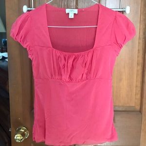 Light weight pink spring/summer top